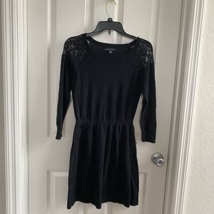 Black sweater dress